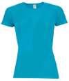 01159 Ladies Sporty Performance T-Shirt Aqua colour image